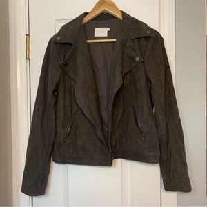 Lush- Suede Moto Jacket